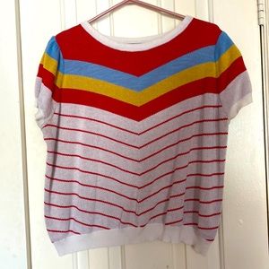 Mod cloth knit top